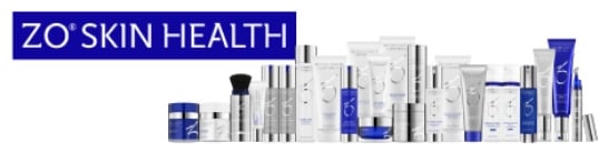 ZO Skin Healthの商品が並んでいる様子