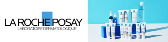 La Roche Posayの商品が並んでいる様子